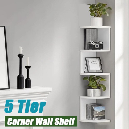 Tier corner shelf - corner, wooden