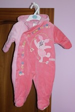 Disney Store Exclusive Baby Girls Piglet Padded Pram Suit age 0-3 months