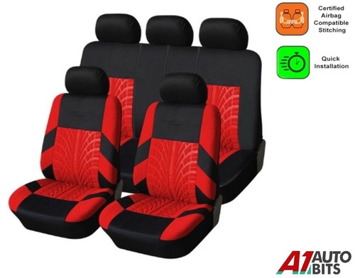 Car seat covers protectors - seat, red