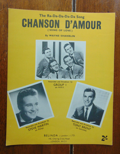 Chanson amour tony brent - chanson,