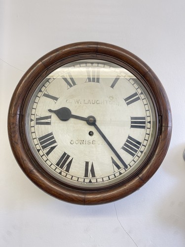 Antique fusee wall clock w - fusee, g
