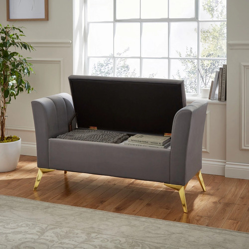 Pettine ottoman storage bench - pettine,