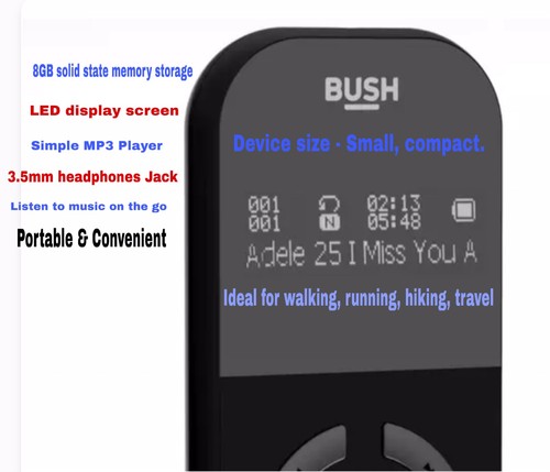 Bush portable 8gb usb - portable,