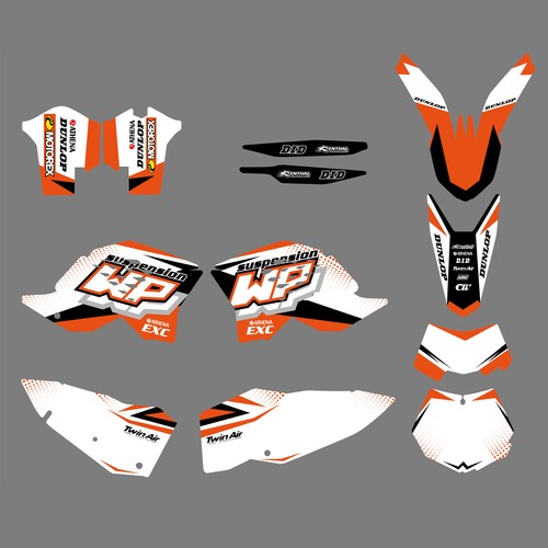 Motocross graphics decals kit - motocross,
