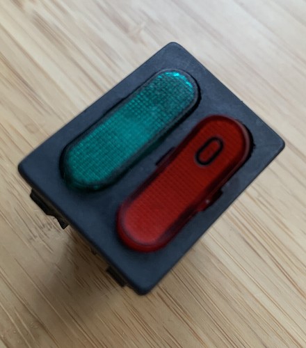 Pavoni red bipolar switch - red,