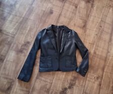 NafNaf brown  leather jacket