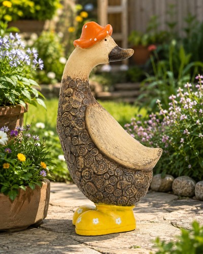 Large decorative garden duck - decorative,