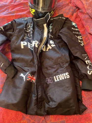 Karting suit helmet and - suit, gloves