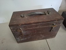 vintage military wooden box