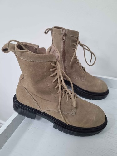 Ankle boots zara - boots, suede