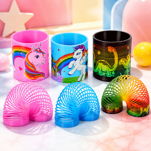 Magic spring toy 5cm - spring, rainbow