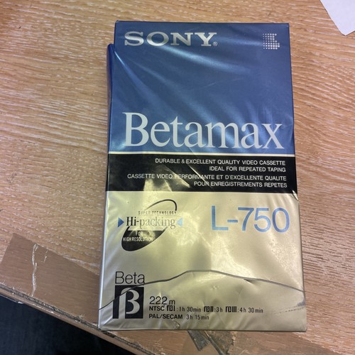 Sony betamax l750 tape - sony, new