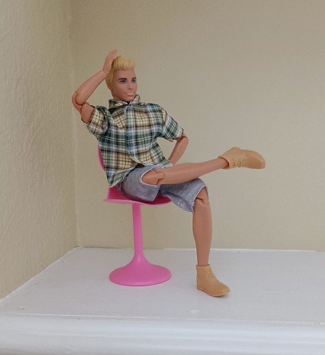 Blonde barbie ken - ken, made