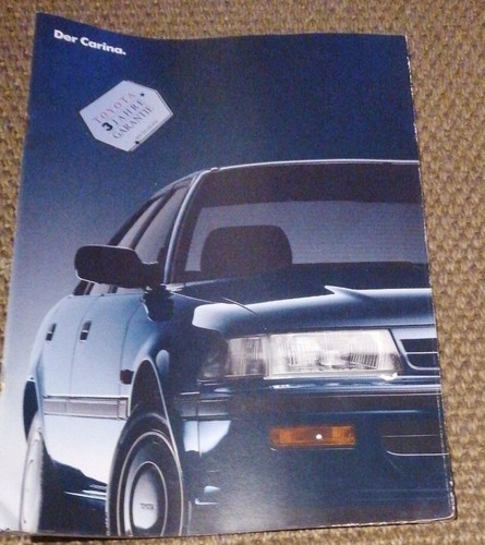 Car brochure toyota carina - toyota, as
