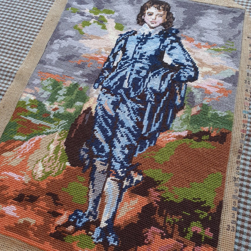 Complete large vintage wool