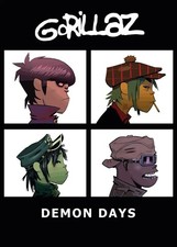 Gorillaz Demon Days Music Band Anime Poster Print Wall Art Album Cover Picture