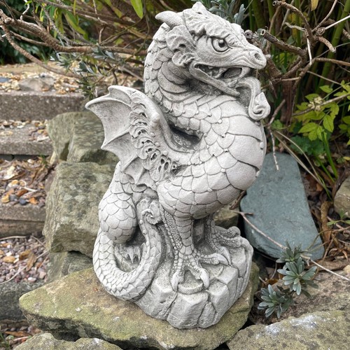 Stone garden dragon - stone,