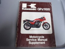 Kawasaki Factory Shop Repair Service Supplement Manual 1983 ZX1100 99924-1038-01