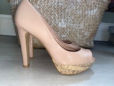 M&S Ltd Blush Patent Heels