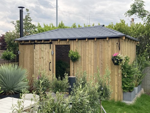Outhouse garden room shed - outhouse,