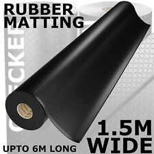 3mm & 5mm  Rubber Flooring Matting Heavy Duty Mat Anti Slip Garage 1.5m Wide