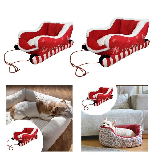 Christmas sleigh dog - christmas,