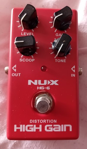 Nux high gain distortion - hg-6,