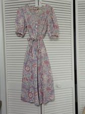 Vintage Laura Ashley Cotton Dress