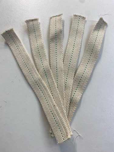 Paraffin flat wick pieces 9 - 5,