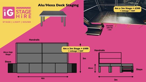 Portable stage platform deck - stage,