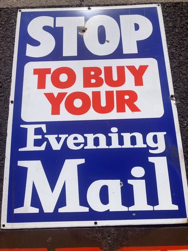 Vintage evening mail newspaper - mail,