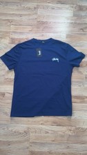 Stussy Men's Navy T-Shirt Size