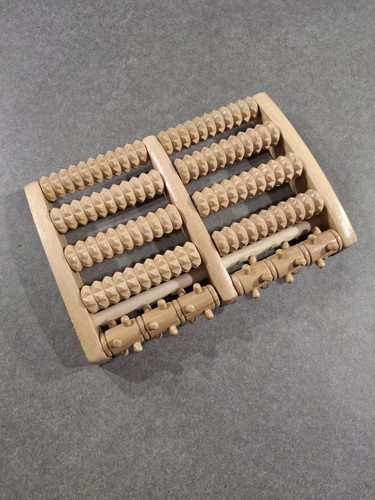 Wooden foot roller massager - foot,