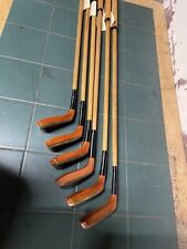 Hickory Golf Clubs Gutty Era Long Nose Play Clubs Replicas Putter Beechwood