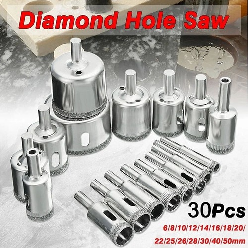 30pcs diamond holesaw set - 30pcs,