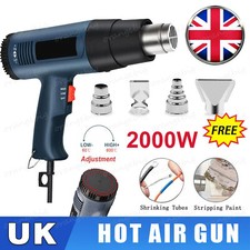 Heat Gun Hot Air Gun 4 Nozzles Electric 2000W Dryer Solder Shrink Paint Stripper