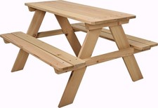 Kids wooden picnic table - kids,