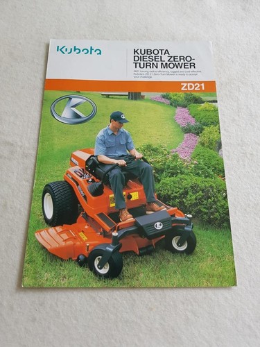 Kubota diesel zero turn mower - kubota,