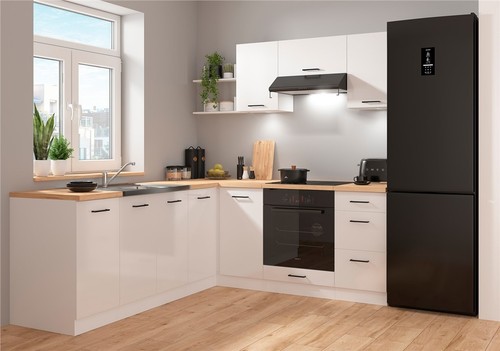 Corner kitchen cabinets set - corner,