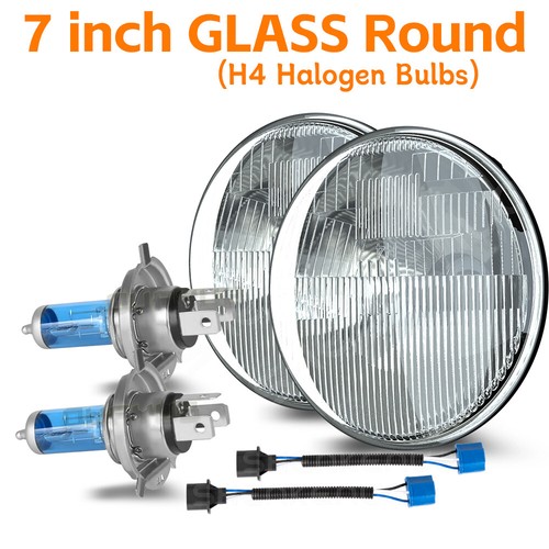 Inch glass headlight round - 7,