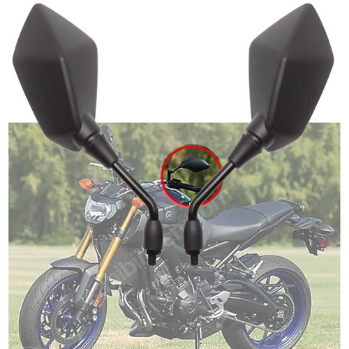 Black motorcycle rear - black, view