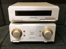 Technics SE & ST-HD350 Stereo Amplifier Tuner Separate Mini HiFi Ribbon System 