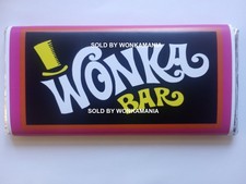 Willy Wonka Chocolate Bar w/Golden Ticket (Chocolate Included) (1 bar w/Order)