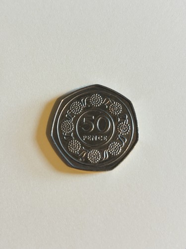 1988 gibraltar 50p fifty - gibraltar,
