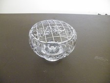 Small Vintage Cut Glass Rose