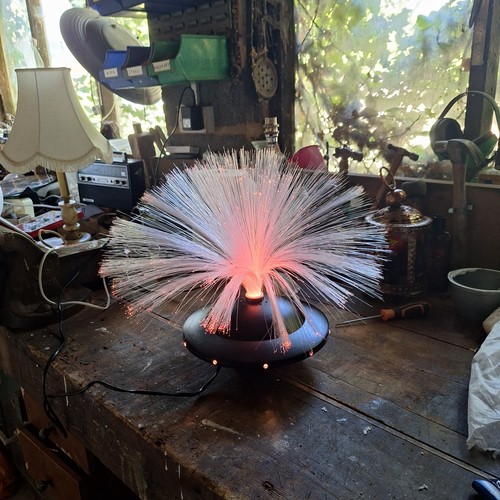 Fiber optic lamp - lamp, table