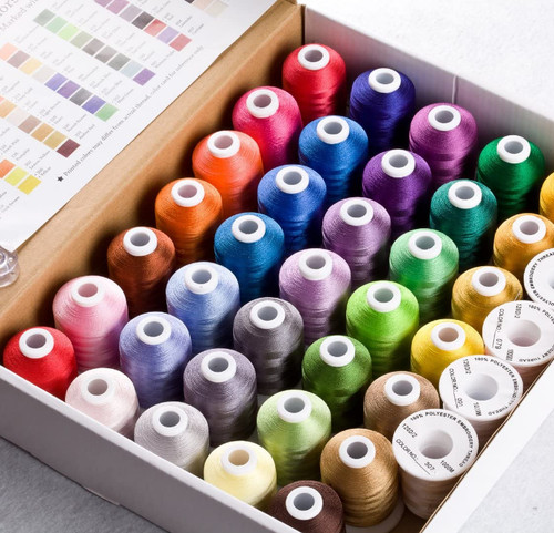 Embroidery machine threads - machine,