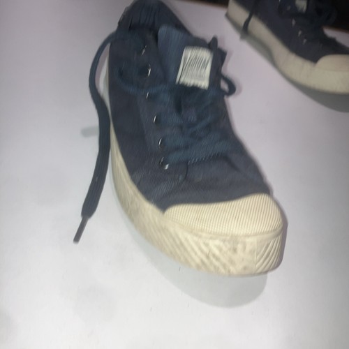 Palladium canvas shoes blue - canvas,