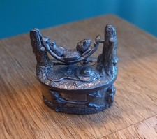 Pewter Teddy On Hammock Tooth