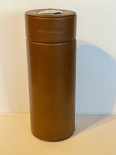 New brookstone leather travel - brookstone,